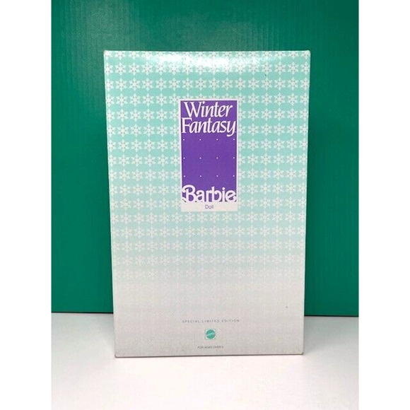 Winter Fantasy Barbie 1990 FAO Schwarz Exclusive Limited Edition Mattel #5946 - Picture 1 of 6